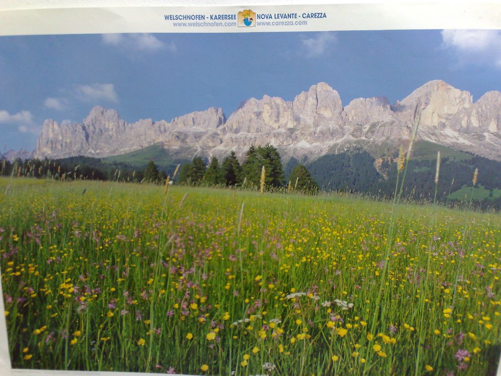 9 Die Dolomiten in Sichtweite